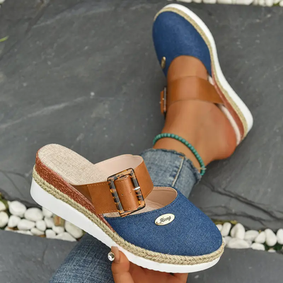 Elowen™ | Luxueuze Orthopedische Sandalen met Plateau, Ventilerend en Ontspannen