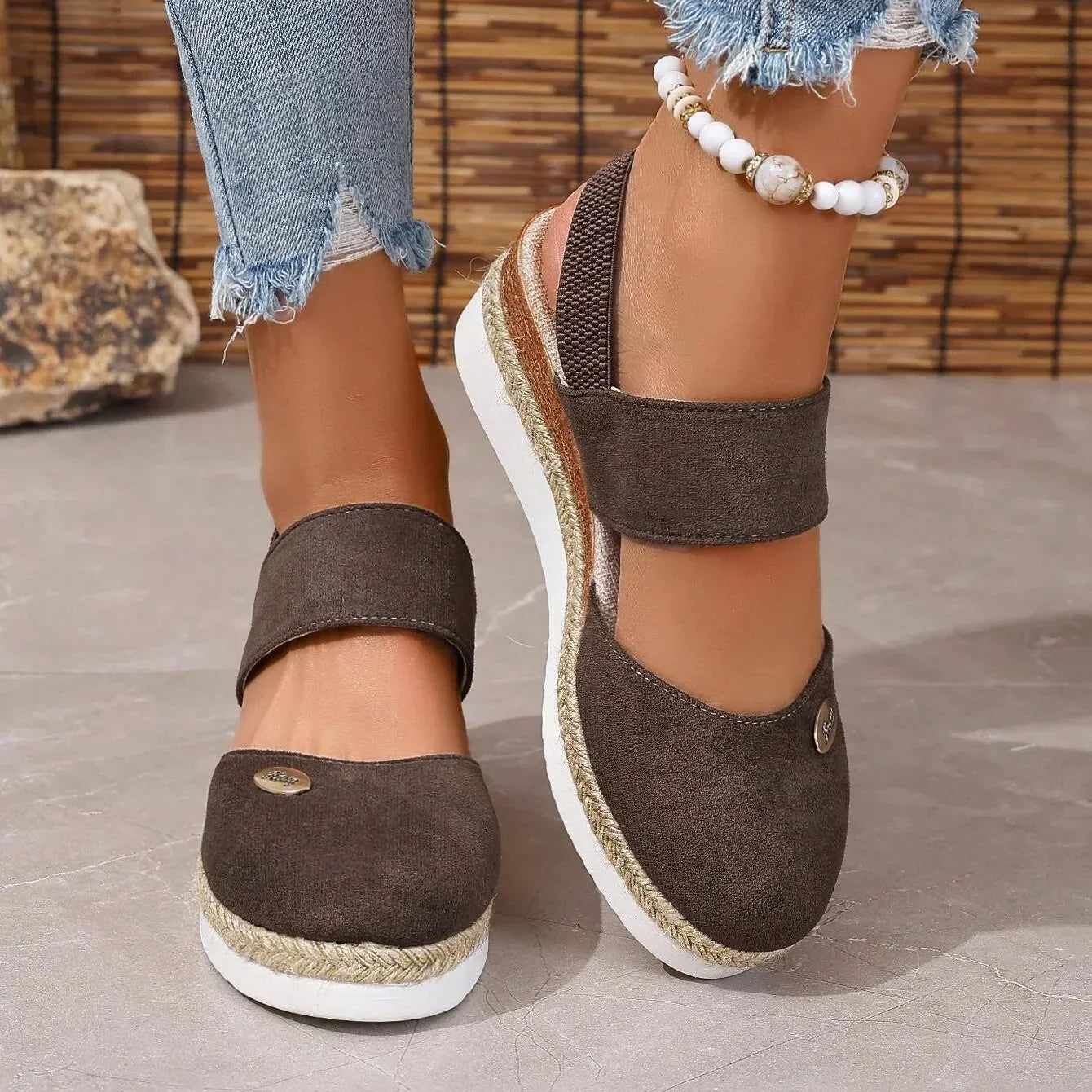 Elowen™ | Luxueuze Orthopedische Sandalen met Plateau, Ventilerend en Ontspannen