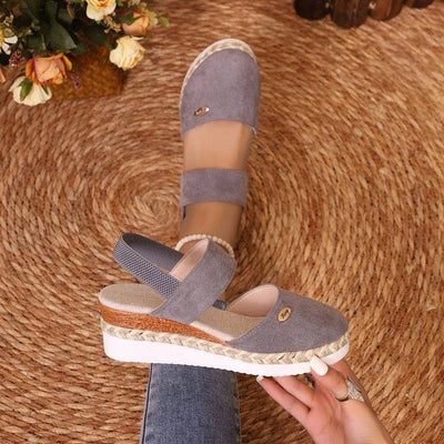 Elowen™ | Luxueuze Orthopedische Sandalen met Plateau, Ventilerend en Ontspannen