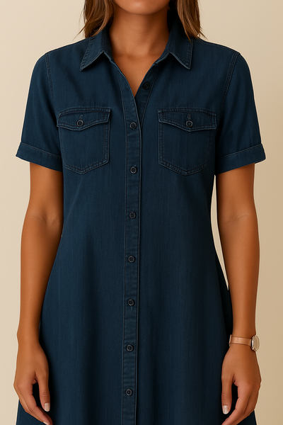 Elowen™ | Effortless Denim Dress