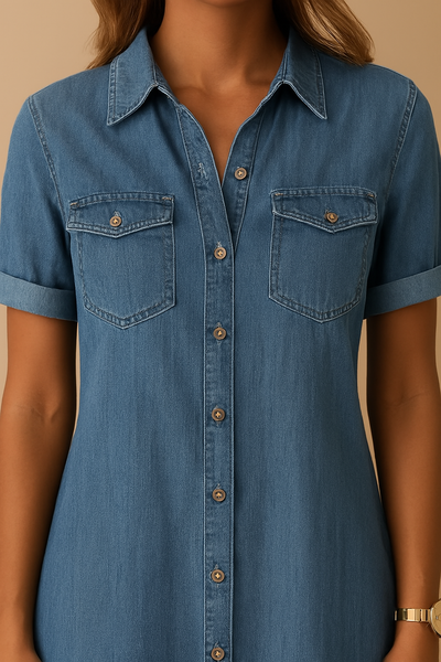 Elowen™ | Effortless Denim Dress