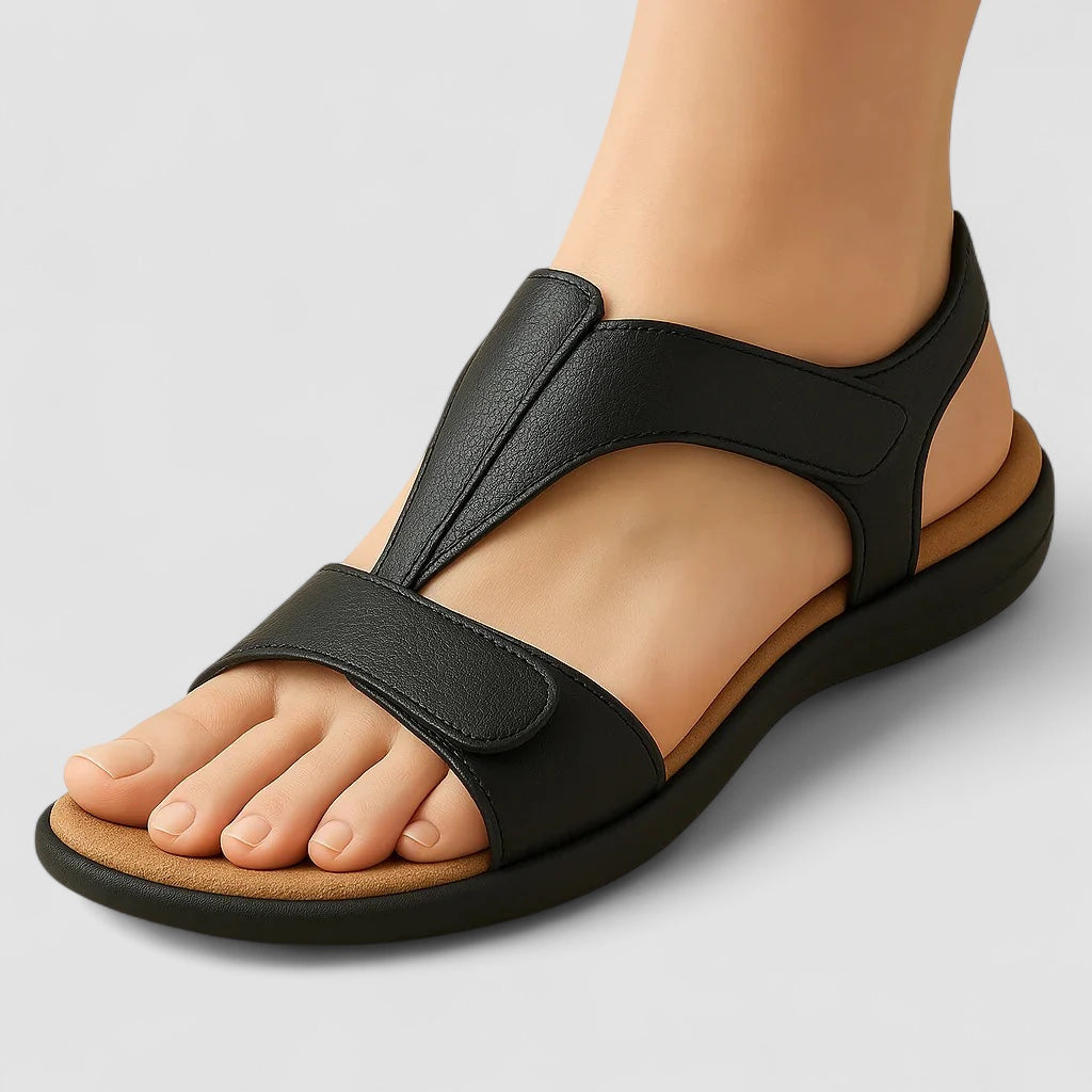 Elowen™ | Luxurious wedge sandal with effortless elegance