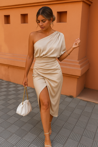 Dhalia | Elegante asymmetrische jurk