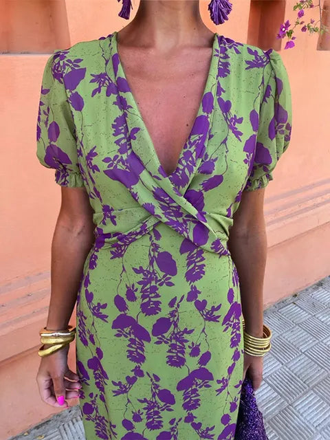 Melys | Elegant bedrukt jurkje