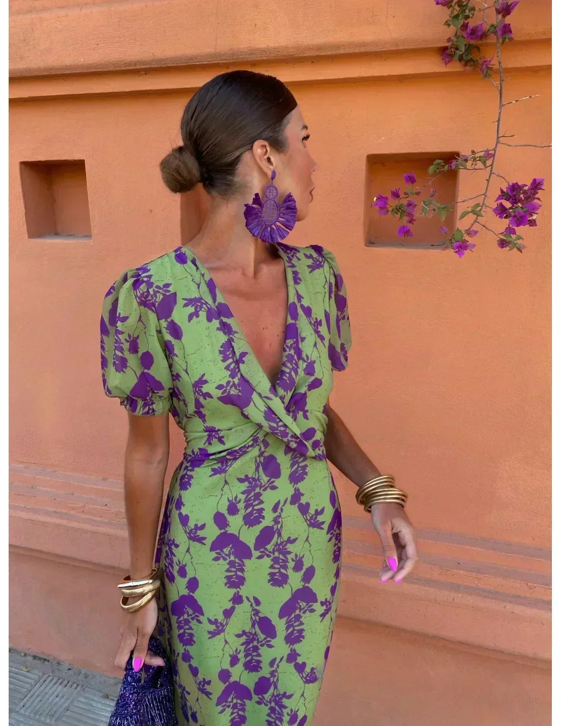 Melys | Elegant bedrukt jurkje