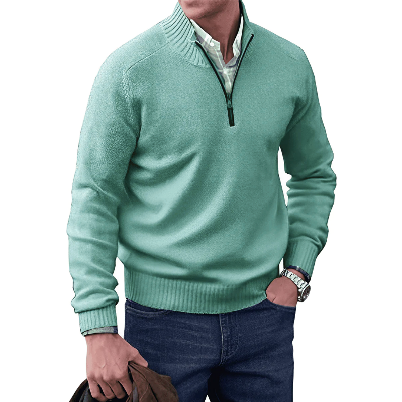 Noah - Kasjmier Zip-Up Trui