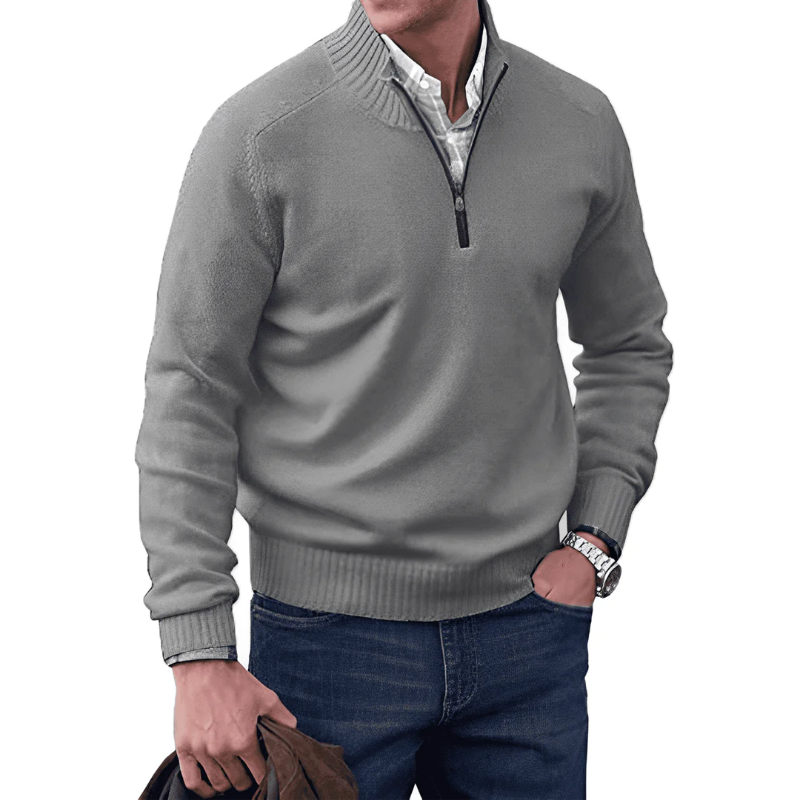 Noah - Kasjmier Zip-Up Trui