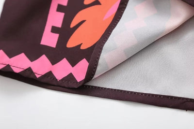 Katia - Geprinte top en rok