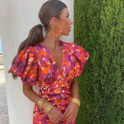 Elowen™ | Long Vibrant Dress