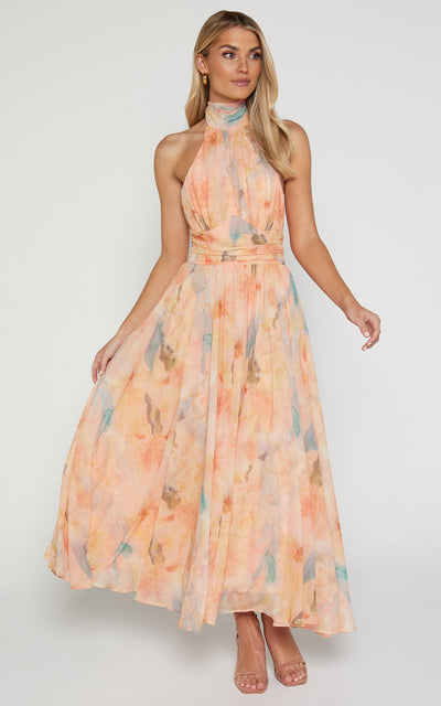 Antonella | Elegante Haltermaxi-jurk