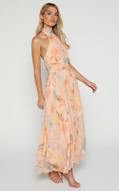 Antonella | Elegante Haltermaxi-jurk