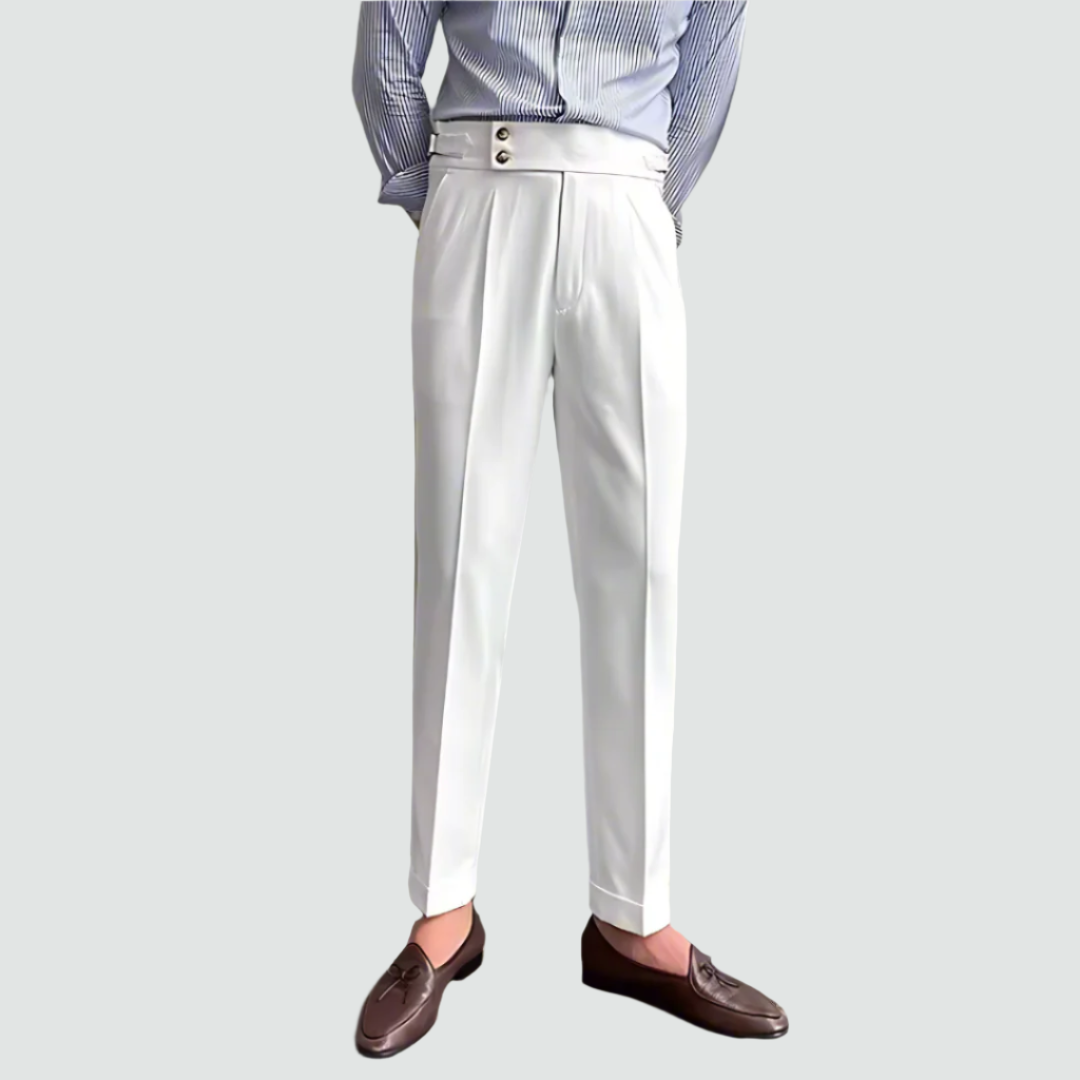 Dubbele Knop Italiaanse Pak Broek