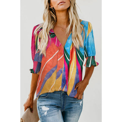 Monica® | Chic V-Hals Bluse