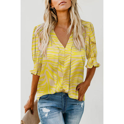 Monica® | Chic V-Hals Bluse