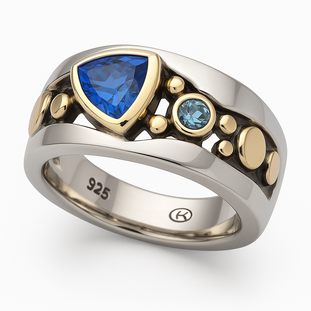 Aeloria™ | Timeless Blue Crystal Ring