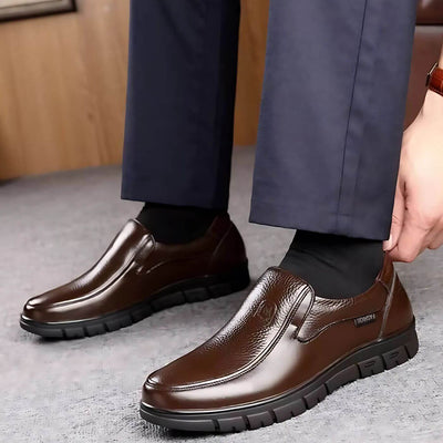 Massimo™ | Stijlvolle Leren Instapschoenen