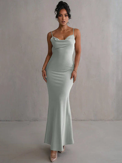 Pauline - Elegante verleidelijke maxi jurk zonder rug