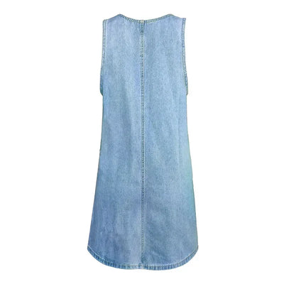 Sofia™ | Praktische en Lichte Denim Zomerjurk