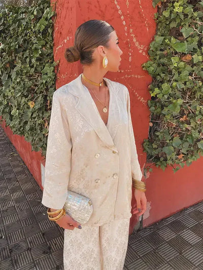 Eloise | Elegante Jacquard Blazer