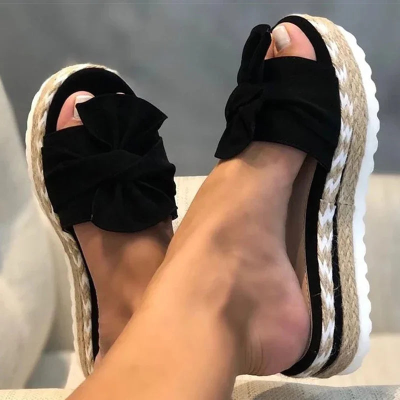 Elowen™ | Aether – Ethereal platform sandals with enchanting flair.