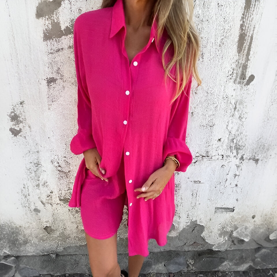 Lotte™ | Zomerblouse en korte broek