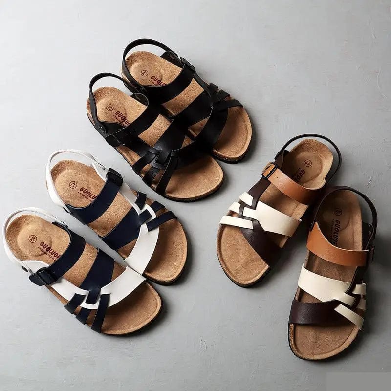 James - Premium Leren Comfortabele Buitensandalen