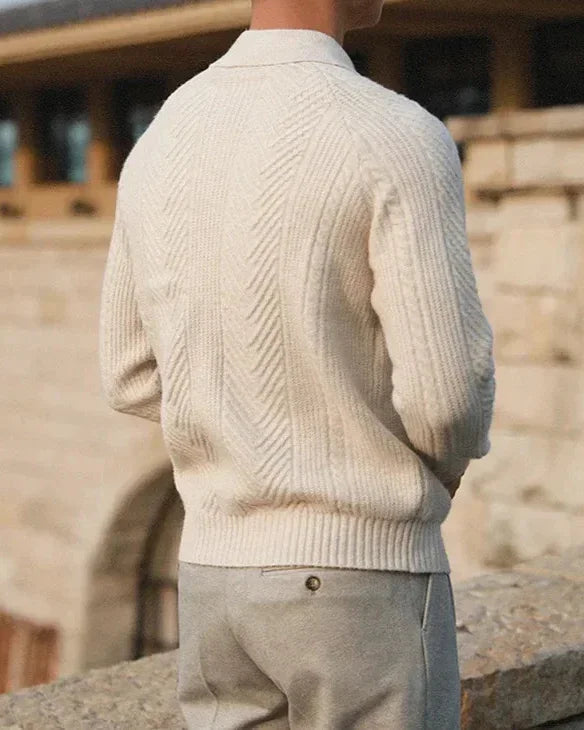 Laurent - Langsleeve Gebreide Polo