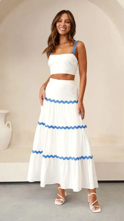 Claudia - Top & Lange Rok