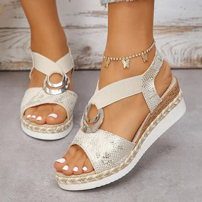 Elara™ | Luxe Sleehak Sandalen