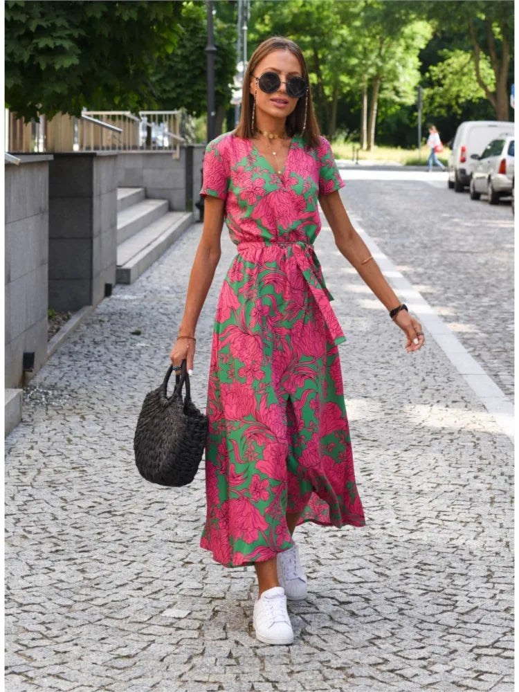 Elara™ | Elegant Wrap Dress
