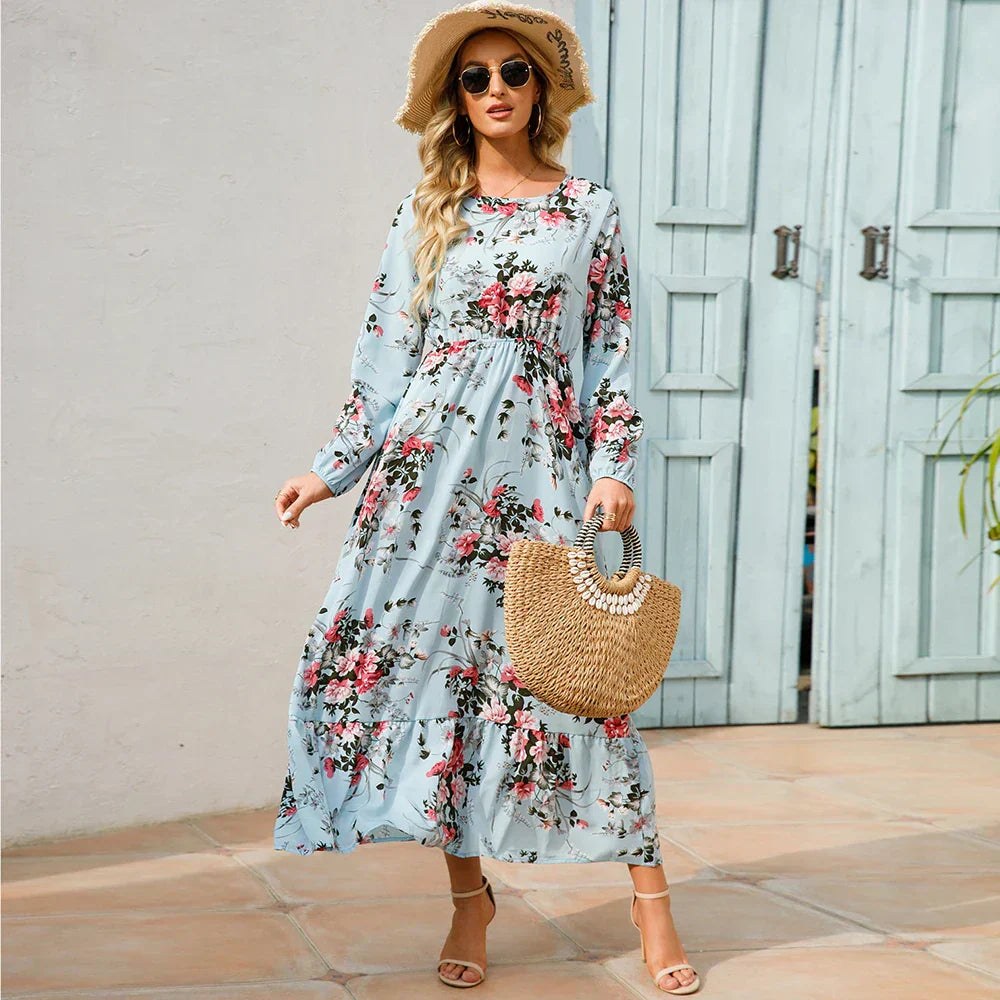 Calantha™ | Exquisite Floral Maxi Dress