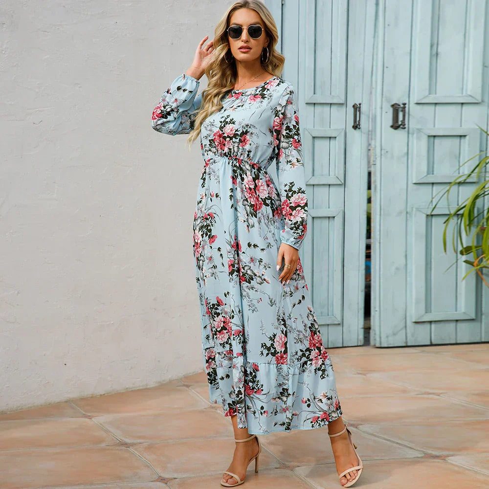 Calantha™ | Exquisite Floral Maxi Dress
