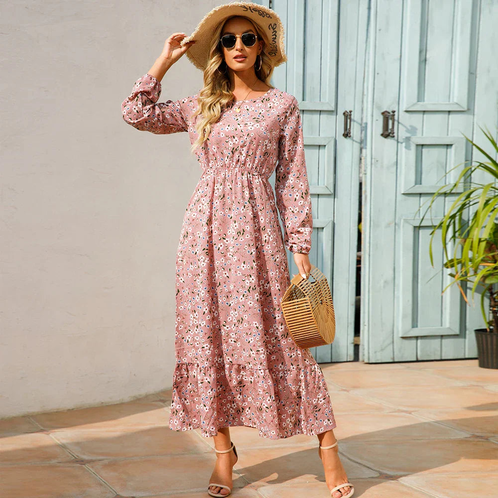 Calantha™ | Exquisite Floral Maxi Dress