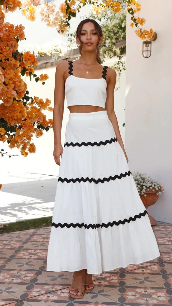 Claudia - Top & Lange Rok
