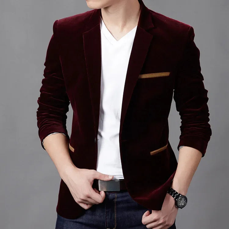 Mikko - Moderne Fluwelen Blazer