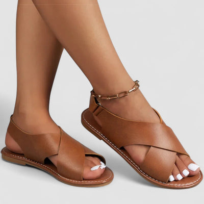 Lysandra™ | Luxe sandalen met elegante snits en optimale comfort.