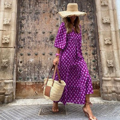 Elysara™ | Luxe Bohemian Maxi Dress