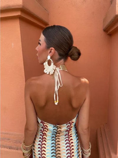 Cerai | Elegante moderne lange jurk