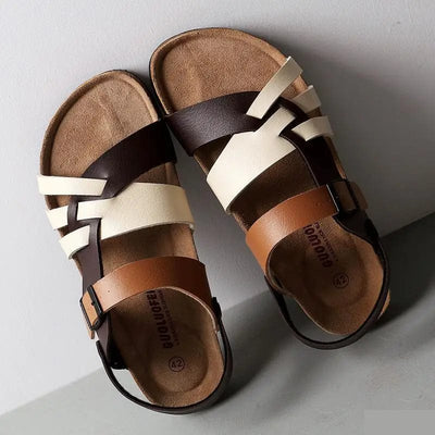 James - Premium Leren Comfortabele Buitensandalen