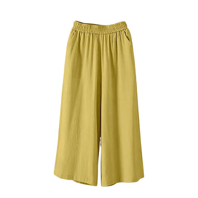 Nylah® | Zachte Flow Wijde-Leg Capris