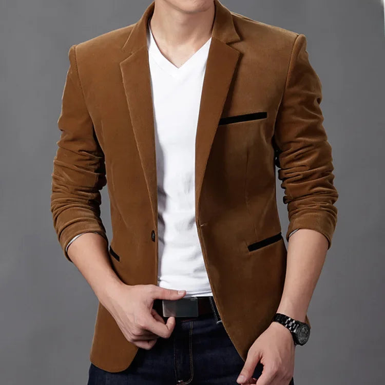 Mikko - Moderne Fluwelen Blazer