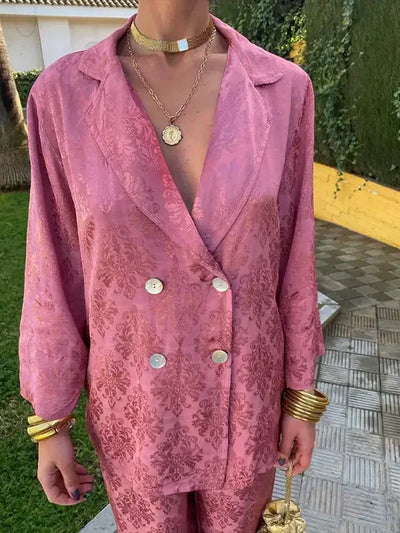 Eloise | Elegante Jacquard Blazer