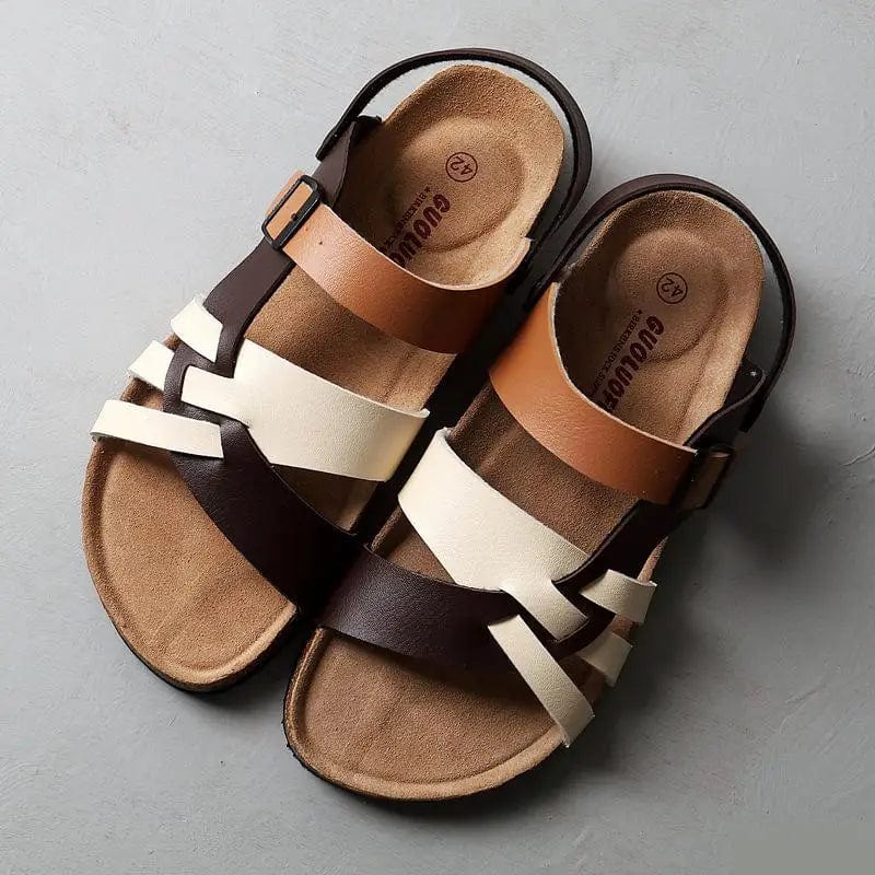 James - Premium Leren Comfortabele Buitensandalen