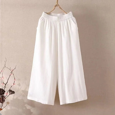 Nylah® | Zachte Flow Wijde-Leg Capris