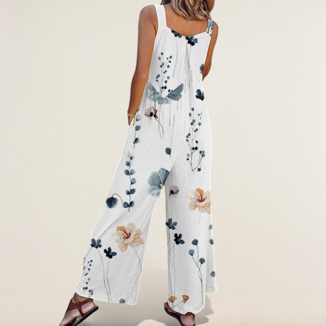 Eliška – comfortabele zomerse jumpsuit met bloemenpatroon