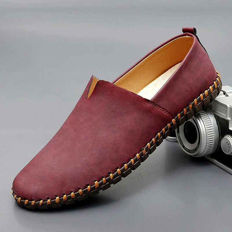 De Vries™ | Mocassins van leer