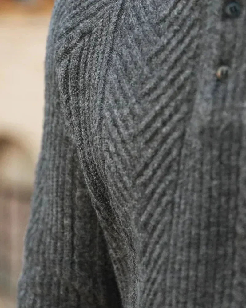 Laurent - Langsleeve Gebreide Polo