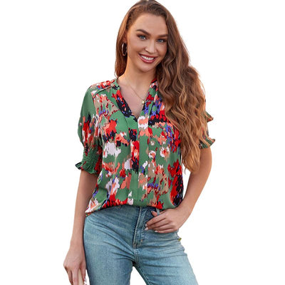 Monica® | Chic V-Hals Bluse