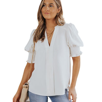 Monica® | Chic V-Hals Bluse