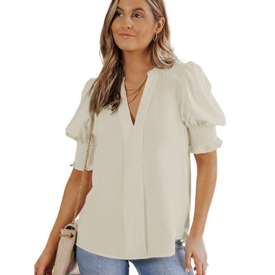 Monica® | Chic V-Hals Bluse